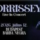Morrissey harmadszor ad koncertet Budapesten